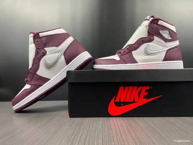 Bordeaux Jordan High 1 OG Air 555088-611 0616